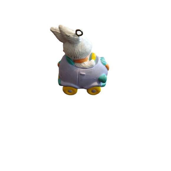 Miniature Adorable EASTER EGGSPRESSION ORNAMENT CAR by Avon - Picture 2 of 4